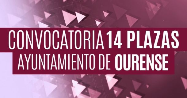 Convocatoria de 14 plazas de bombero/a en Ourense
