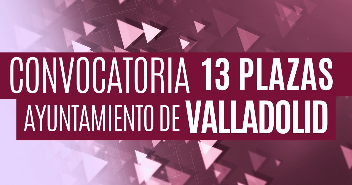 Convocatoria bomberos Valladolid