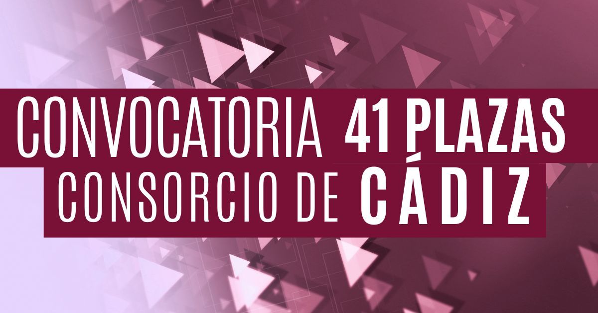 plazas consorcio de cádiz